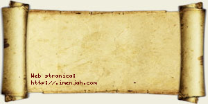 Jesenka Tošović vizit kartica